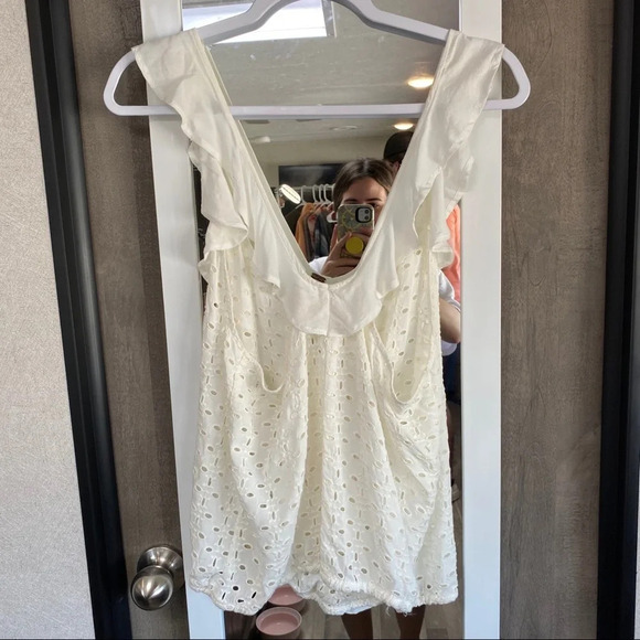 Free People Soulshine Eyelet Tank Top - Picture 7 of 7